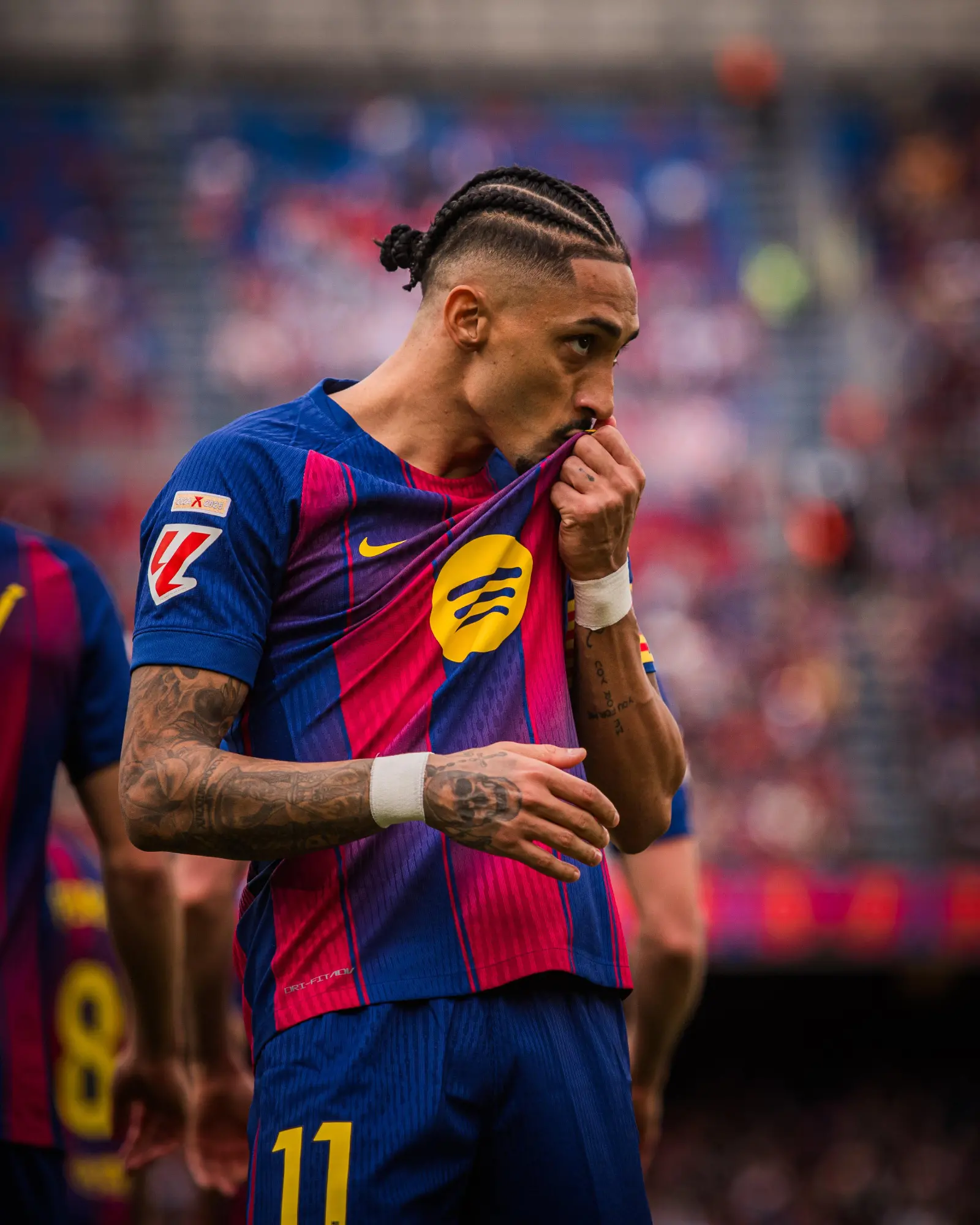 $!Raphinha brilla con hat-trick y Barcelona golea al Sevilla con regreso de Gavi