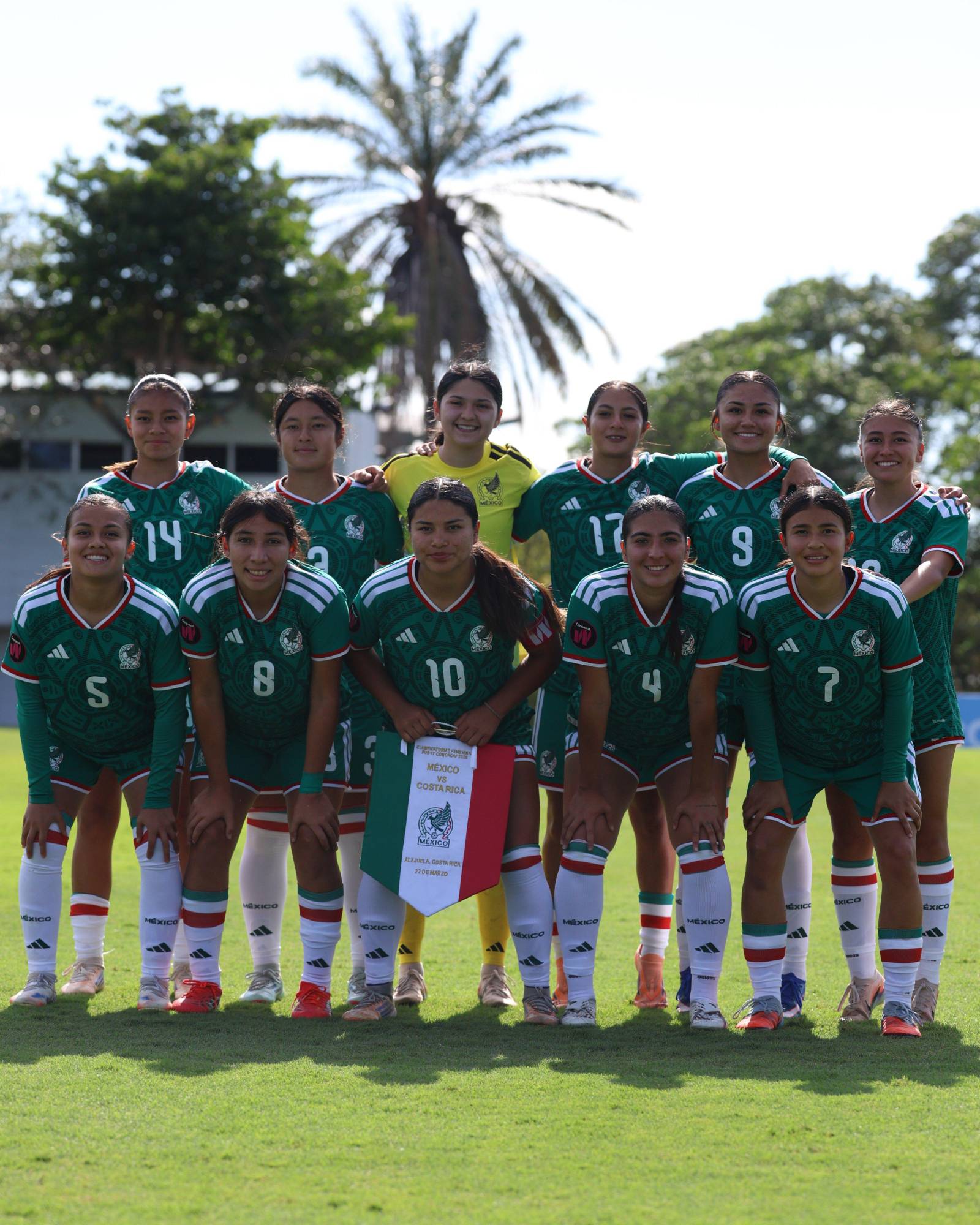 $!México Sub 17 femenil clasifica al Mundial 2026 tras vencer 2-0 a Costa Rica