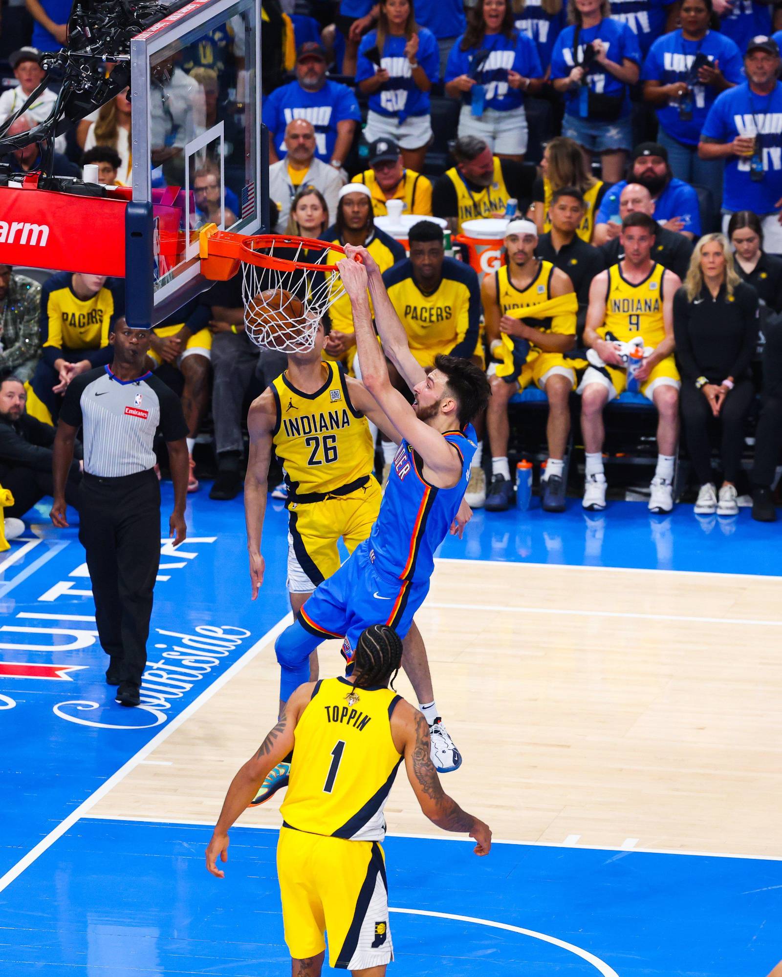 $!El Thunder no da lugar a la remontada e iguala las Finales NBA ante Pacer