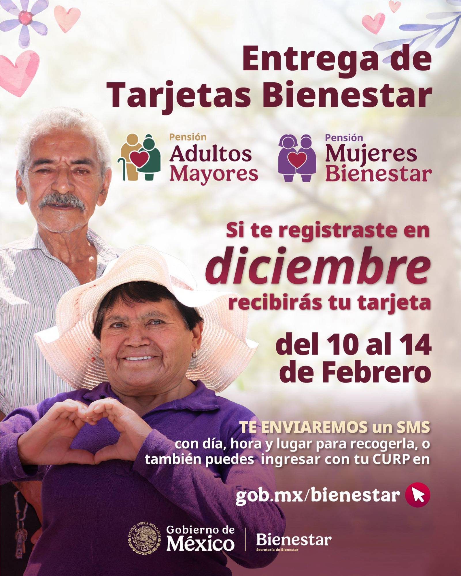 $!Este martes inicia entrega de tarjetas de las Pensiones para Adultos Mayores y Mujeres Bienestar; nuevo registro del 16 al 22