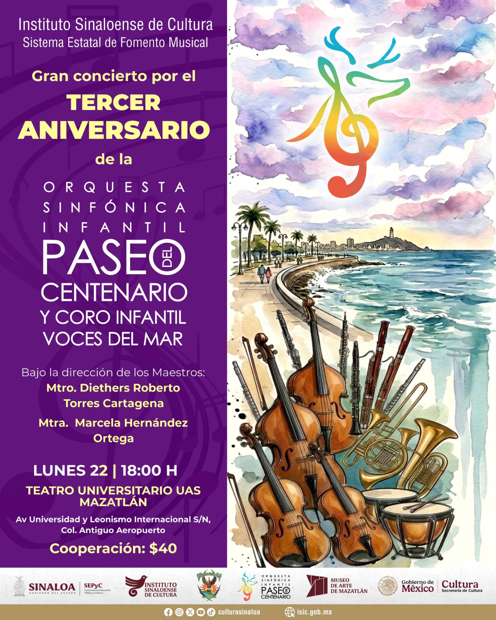 $!Celebrará con música la Orquesta Sinfónica Infantil Paseo del Centenario su tercer aniversario