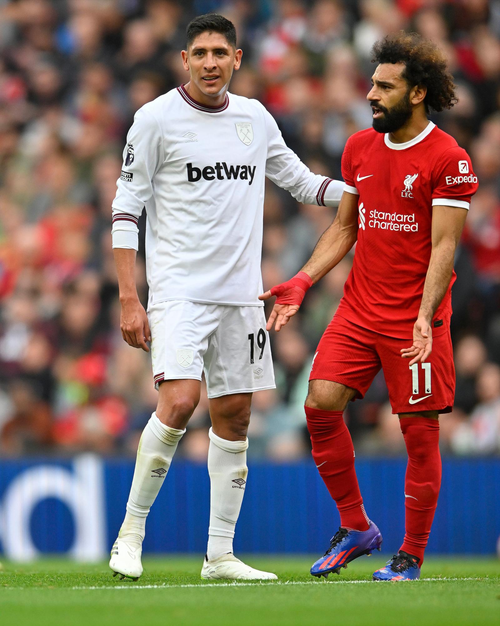 $!El West Ham de Edson Álvarez sufre ante el Liverpool