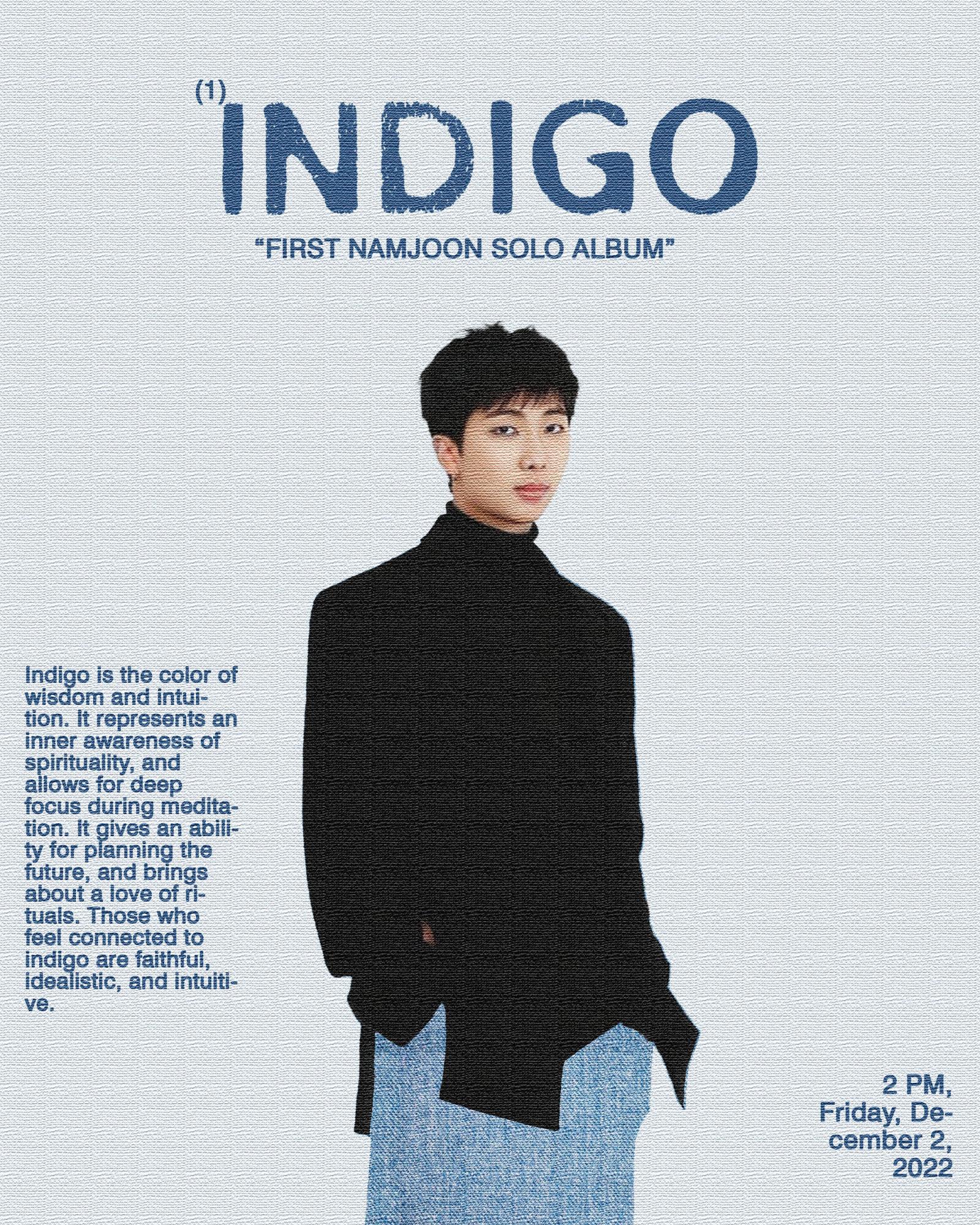 $!RM, líder de BTS, confirma lanzamiento de ‘Indigo’, su álbum en solitario