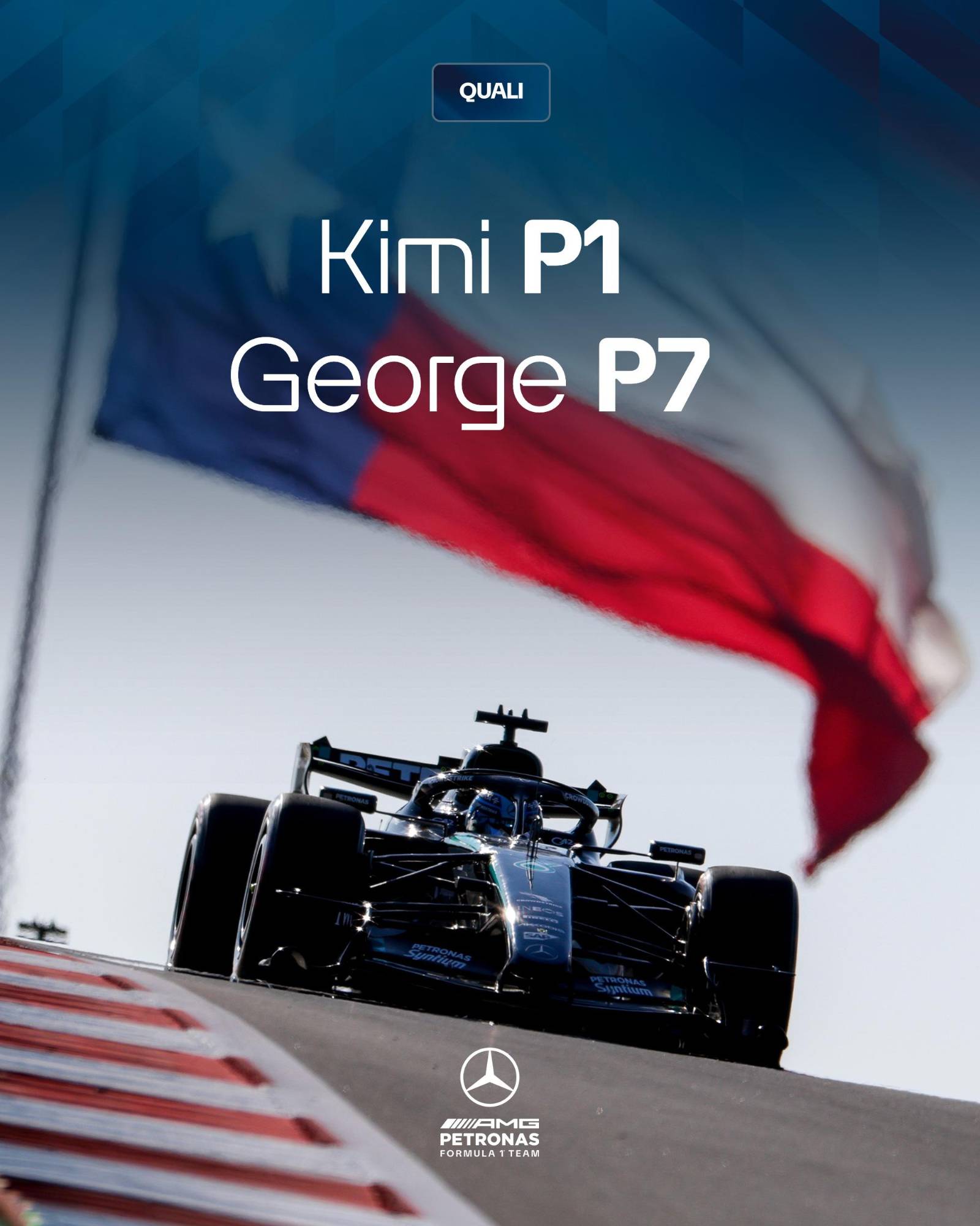 $!Kimi Antonelli conquista la pole position en Austin; Checo Pérez saldrá 21º