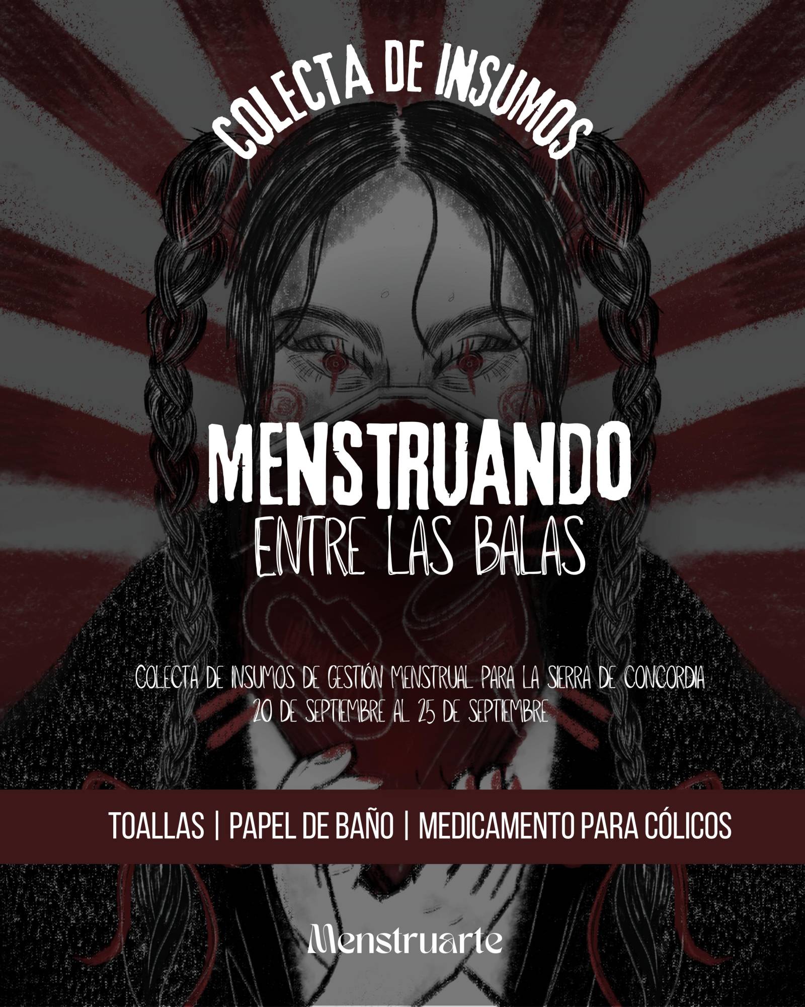 $!Organizan colecta de insumos de gestión menstrual para víctimas de violencia de la sierra de Concordia