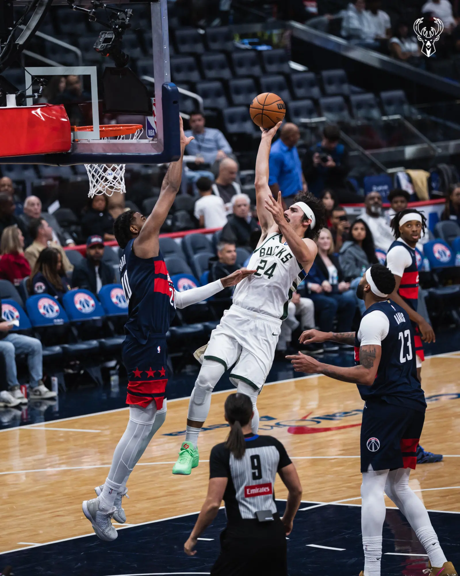 $!Jaime Jáquez Jr. debuta con 22 puntos en la derrota de Milwaukee Bucks ante Washington Wizards