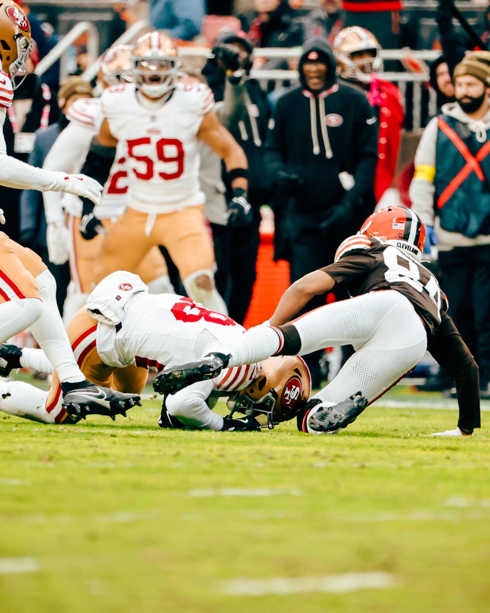 $!Los 49ers vencen 26-8 a los Browns y suman su novena victoria rumbo a playoffs