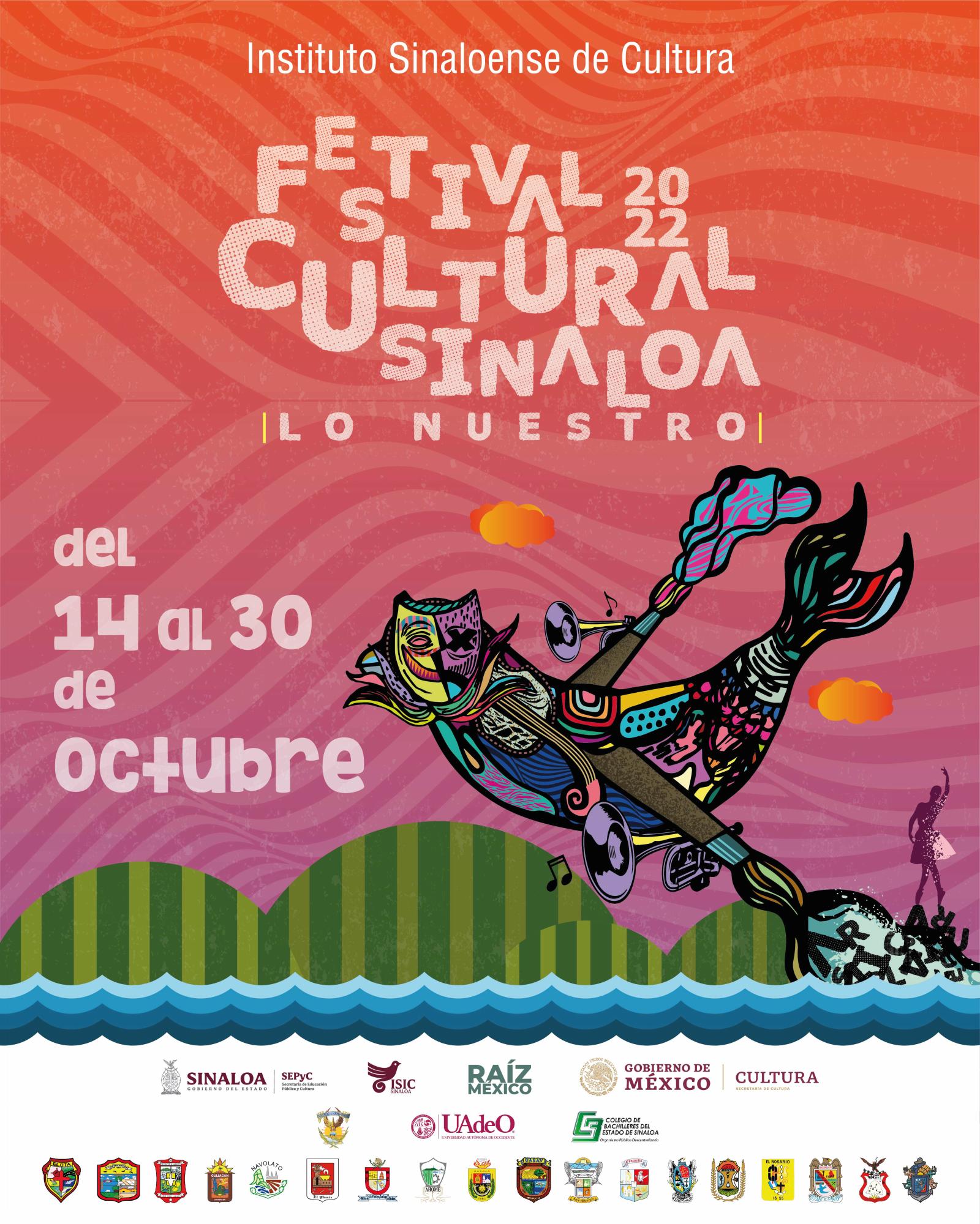 $!Música, danza, teatro, arte y literatura habrá en el Festival Cultural Sinaloa Lo Nuestro