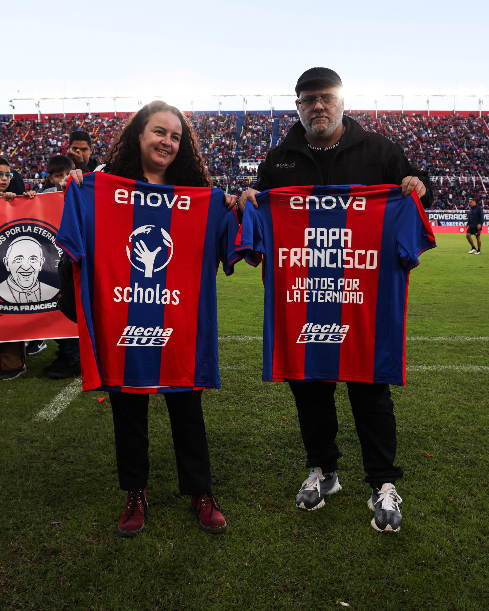 $!San Lorenzo homenajea al Papa Francisco en una jornada emotiva