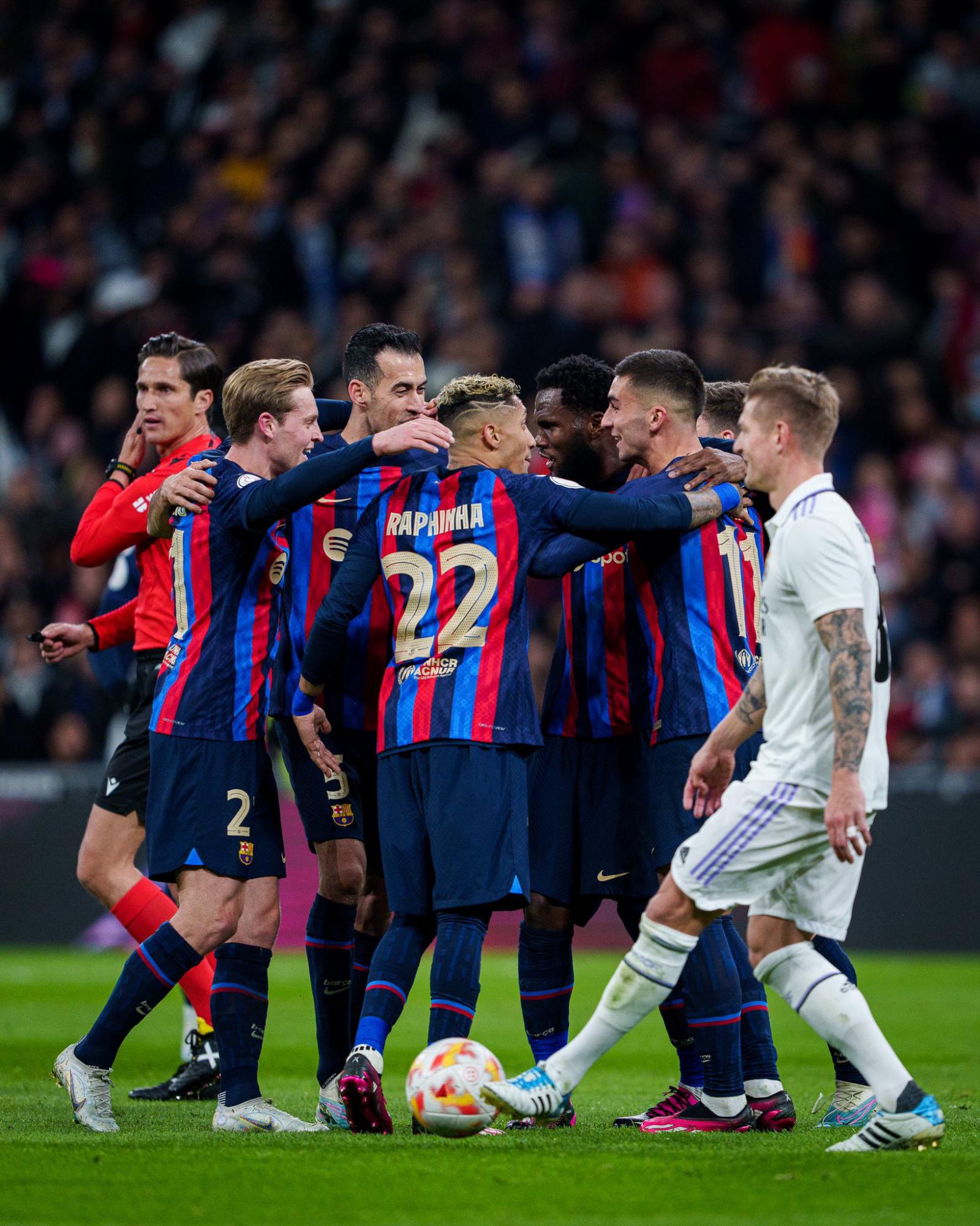 $!El Barcelona golpea con nueva identidad, al vencer al Real Madrid en la Copa del Rey