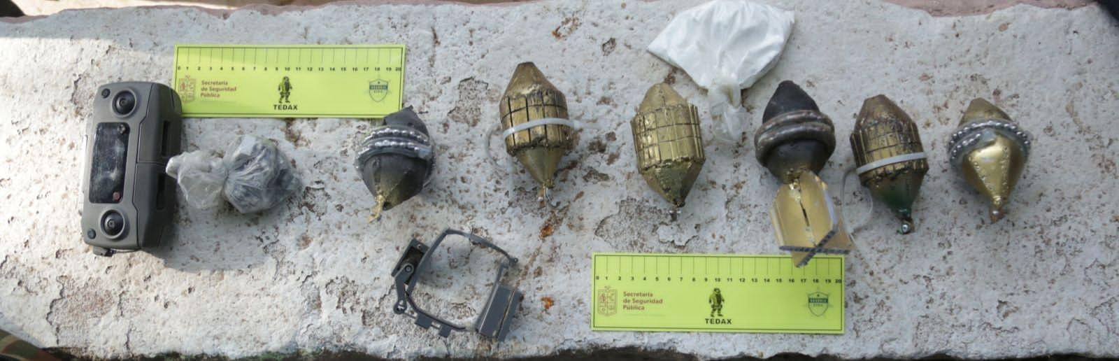 $!Decomisan armamento y explosivos para drones en La Ruana, Michoacán