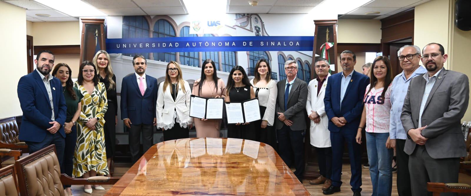 $!La UAS y Encauza IAP firman convenio para fortalecer prevención del cáncer