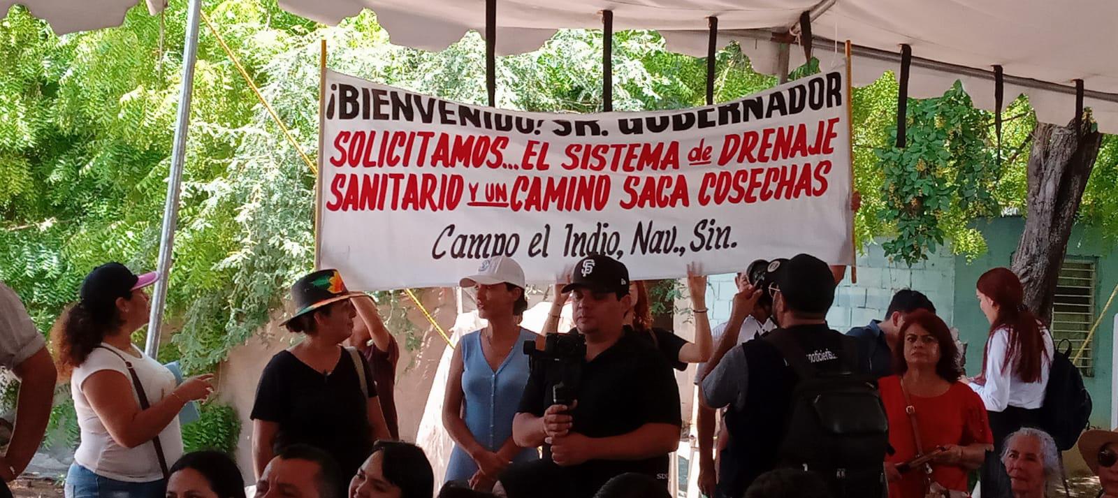 $!Inaugura Gobernador carretera El Caimancito-El Paraíso en Navolato