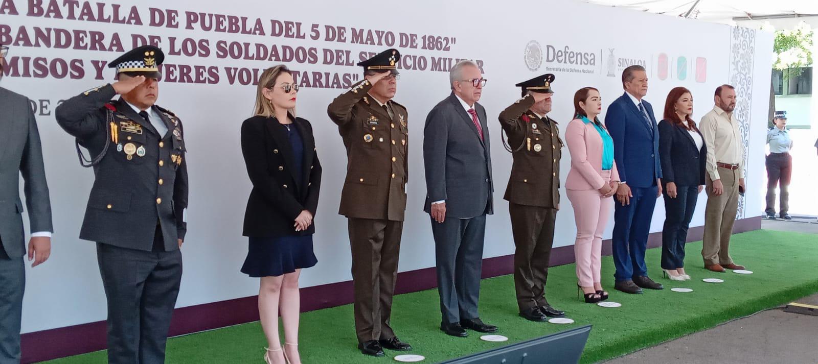 $!En acto conmemorativo del 5 de mayo, Ejército Mexicano llama a luchar contra la delincuencia organizada