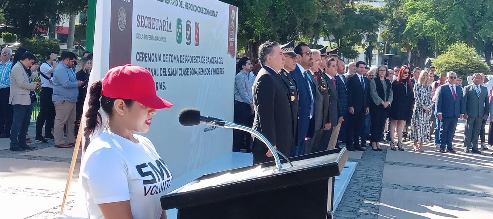 $!Servicio Militar Nacional se compromete a defender la Bandera