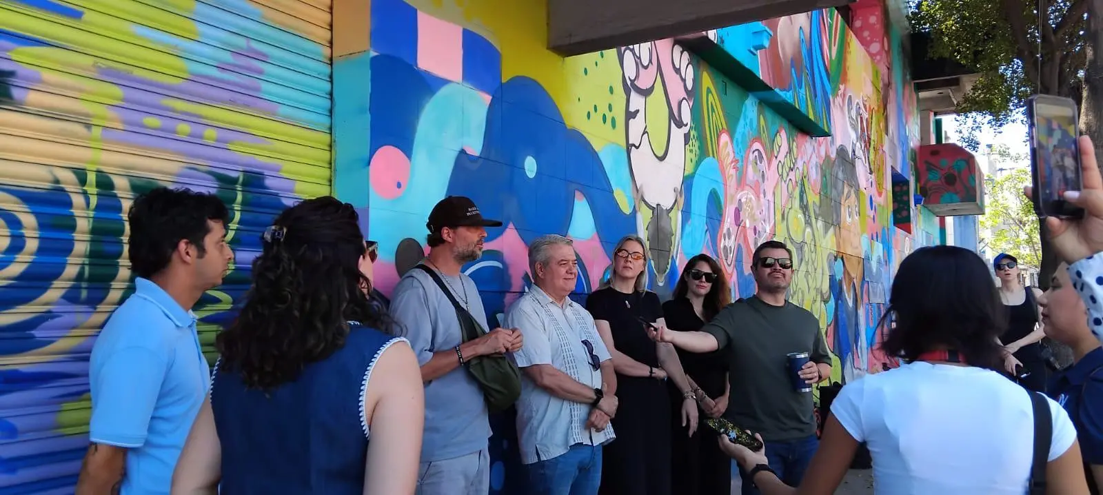 $!Inauguran mural ‘Palabras que nos unen’ para rescatar un espacio emblemático del Centro de Culiacán