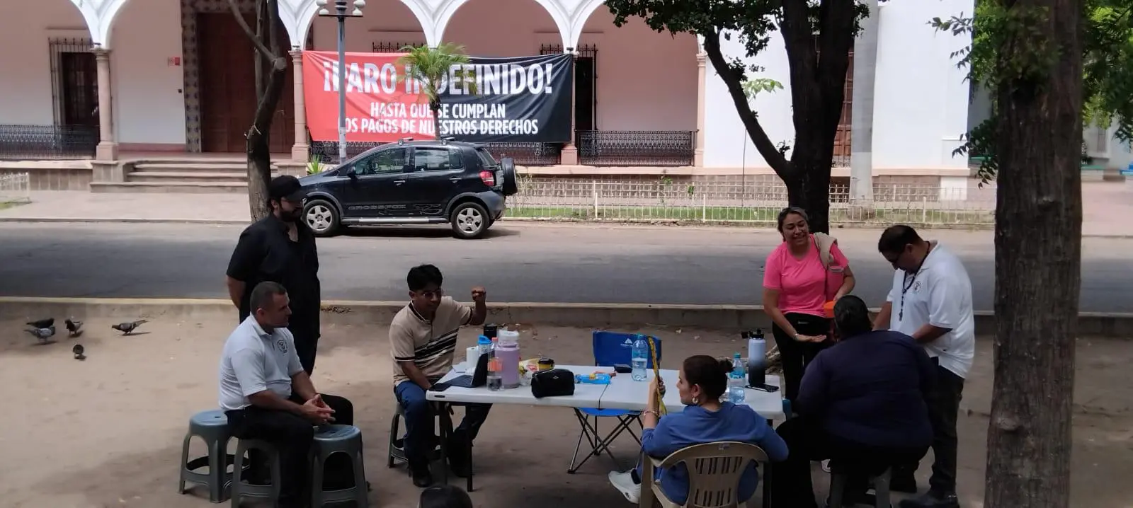 $!Paraliza la UAS labores en todo el Estado; exigen el pago de salarios y recursos federales