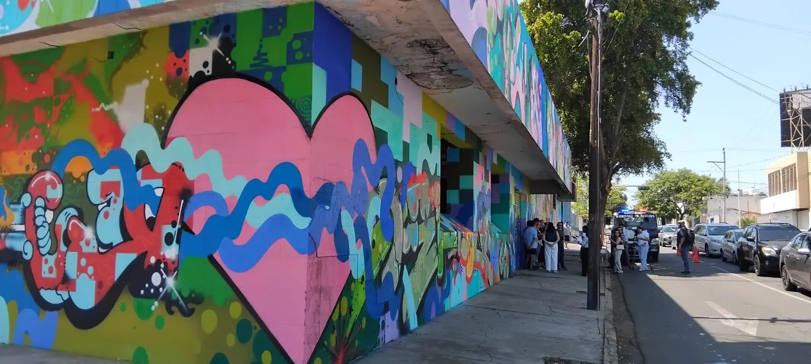 $!Inauguran mural ‘Palabras que nos unen’ para rescatar un espacio emblemático del Centro de Culiacán