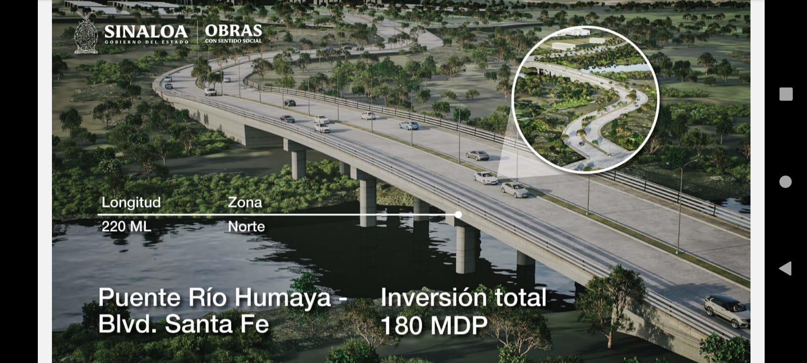$!Nuevo malecón de Culiacán y paso superior en Mazatlán son parte del plan de obras estatal