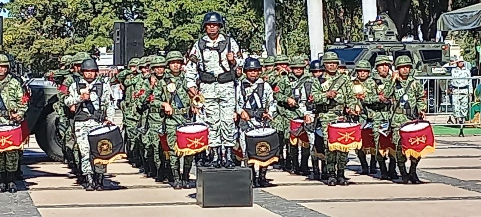 $!Inaugura Ejército la exposición ‘La Gran Fuerza de México’, en Palacio de Gobierno, en Culiacán