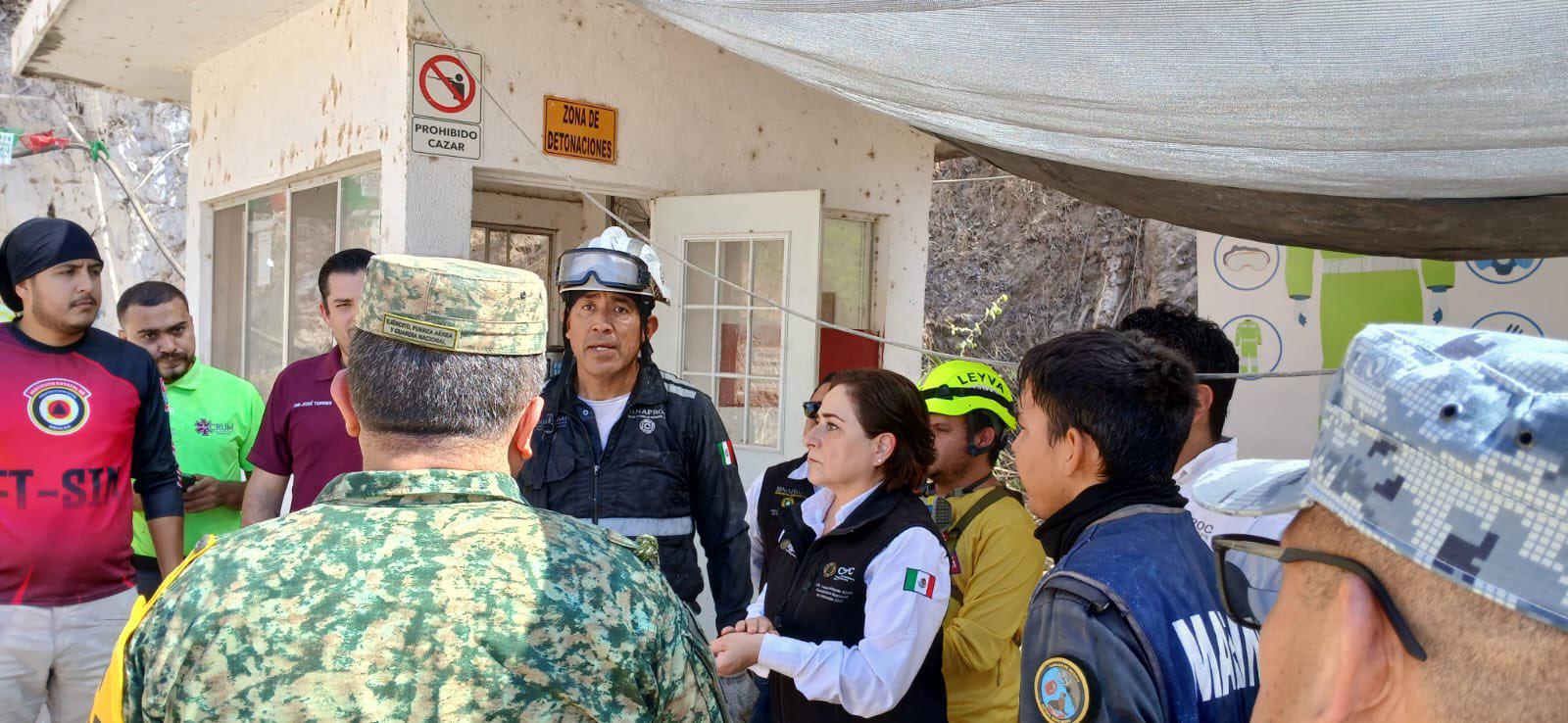 $!Terminan trabajos de rescate en mina de Rosario con dos mineros a salvo y dos sin vida