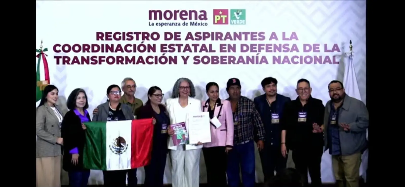 $!Se registra Graciela Domínguez por la coordinación de Morena en Sinaloa