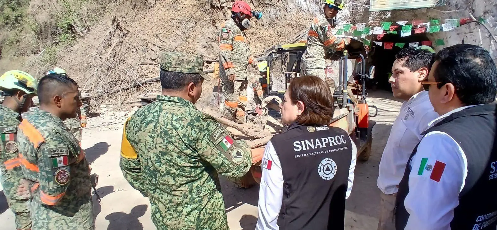 $!Terminan trabajos de rescate en mina de Rosario con dos mineros a salvo y dos sin vida