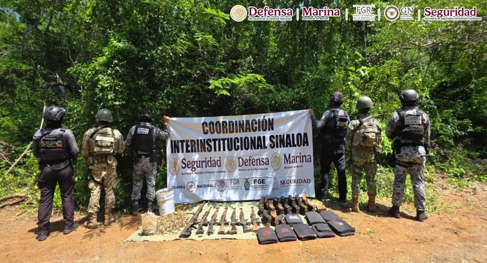 $!Aseguran 172 explosivos y más de 8 mil cartuchos en operativos federales en Sinaloa