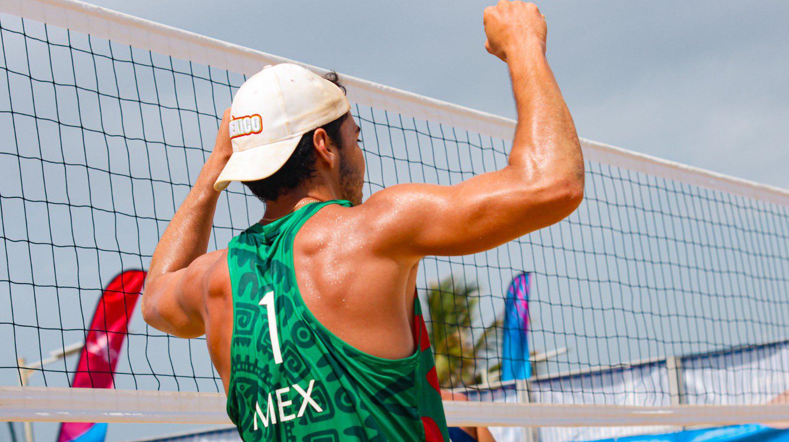 $!Sinaloenses mantienen invicto a México en voleibol de playa de Santo Domingo 2026
