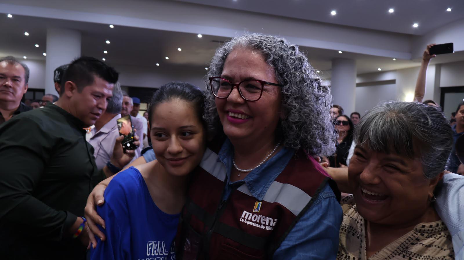 $!Graciela Domínguez busca encabezar la defensa de la transformación en Sinaloa