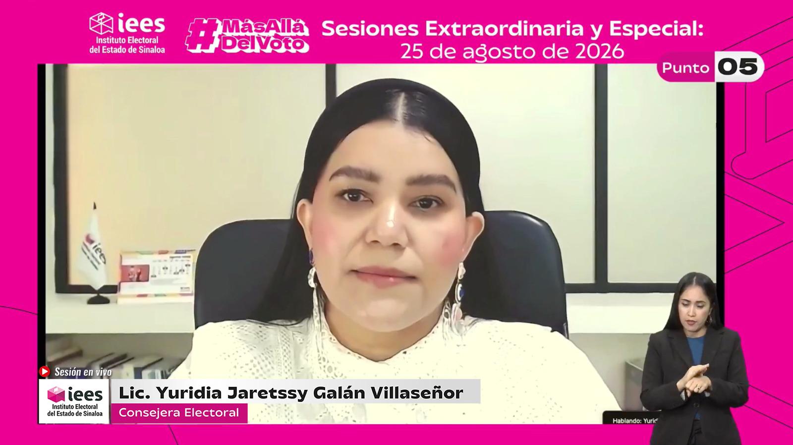 $!IEES descarta uso de recursos públicos y actos anticipados de campaña de Imelda Castro