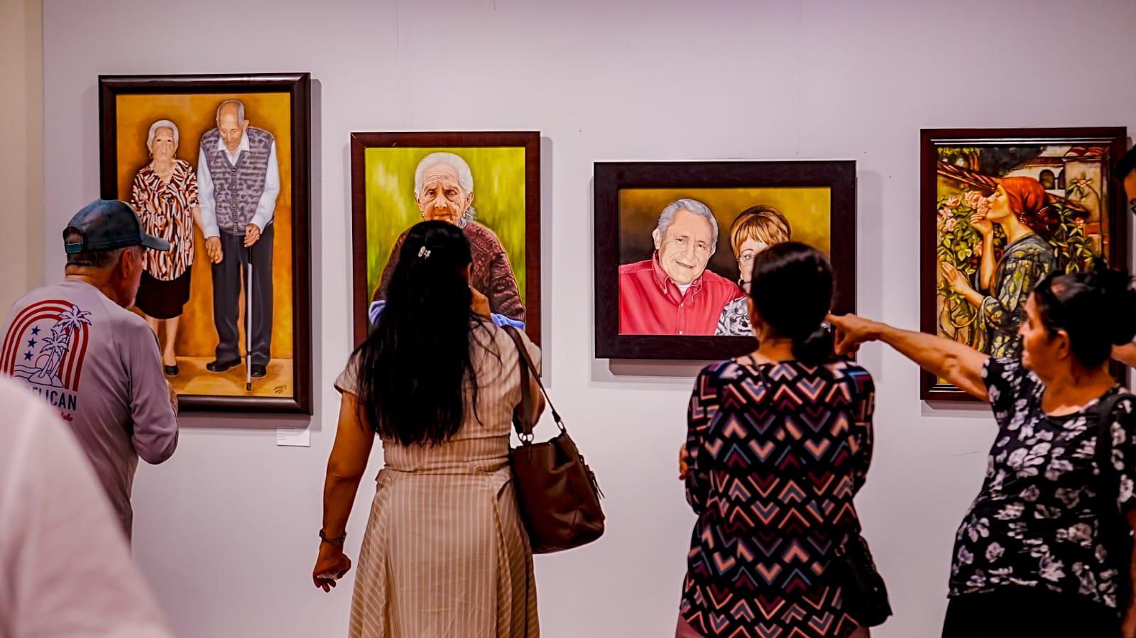 $!Los retratos son una de las temáticas presentes en las obras de los artistas participantes.