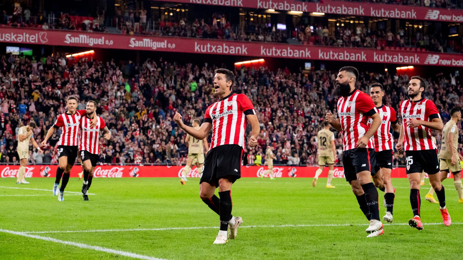 $!El Athletic se asienta en zona ‘Champions’ goleando al Almería
