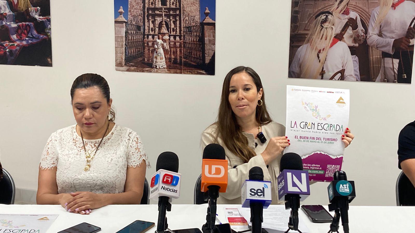 $!Presentan en Mazatlán ‘La Gran Escapada’, el Buen Fin del turismo que ofrecerá descuentos y promociones