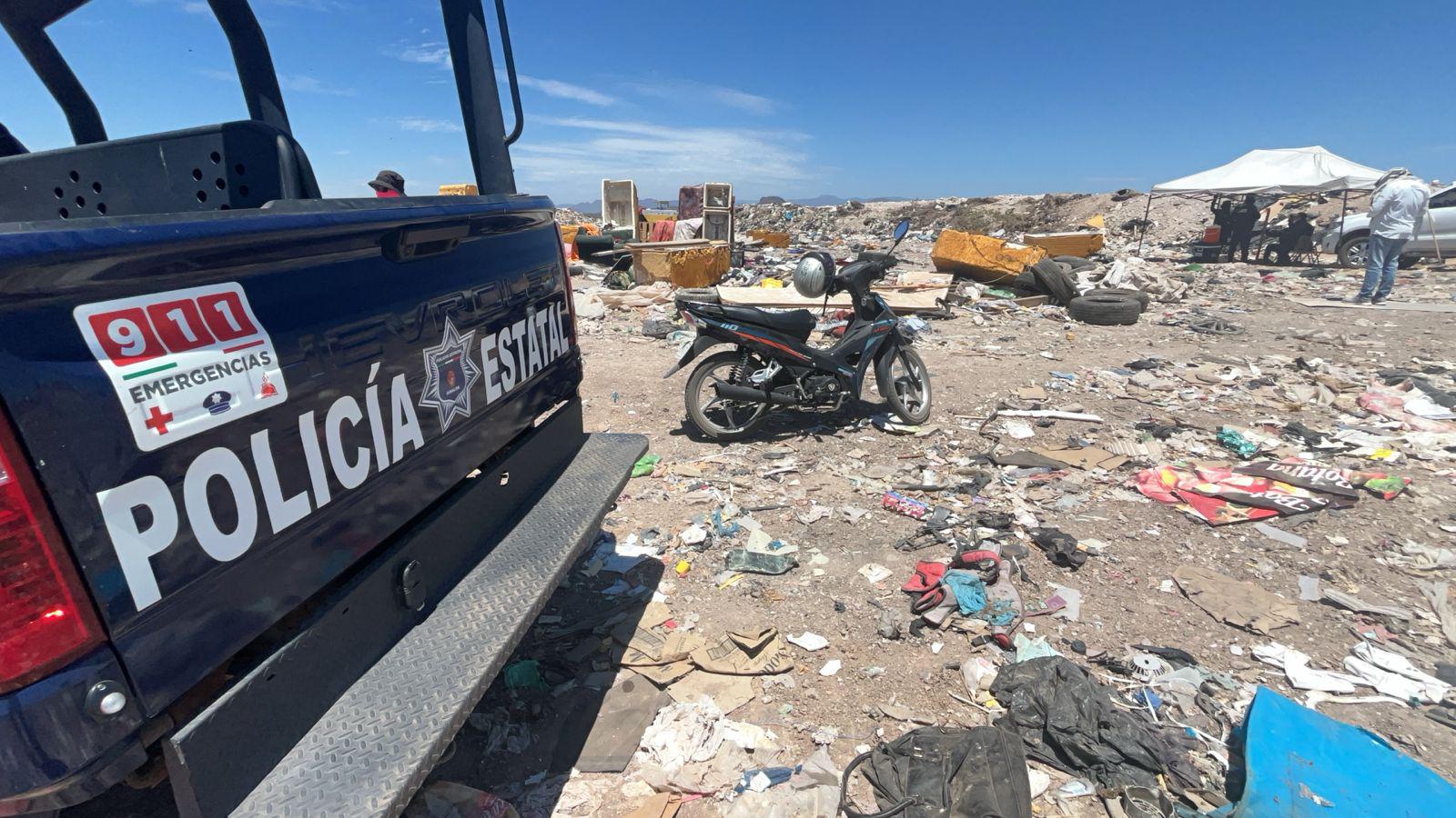 $!Hallan a dos hombres asesinados dentro del Basurón Municipal de Culiacán