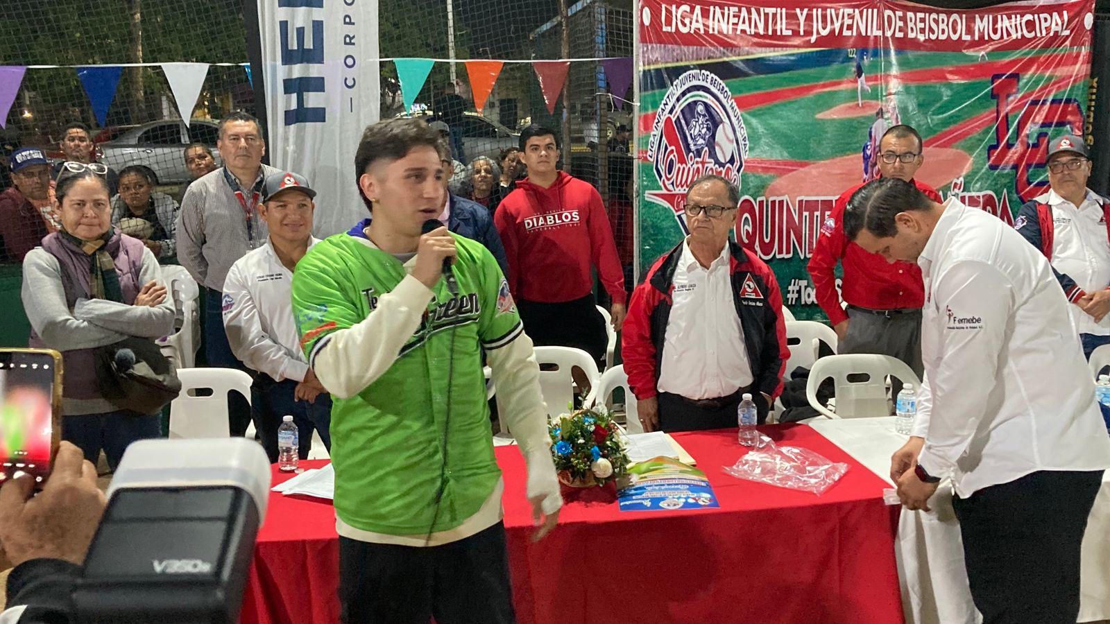 $!Homenajean a Marco Verde en apertura de Liga Quintero Castañeda