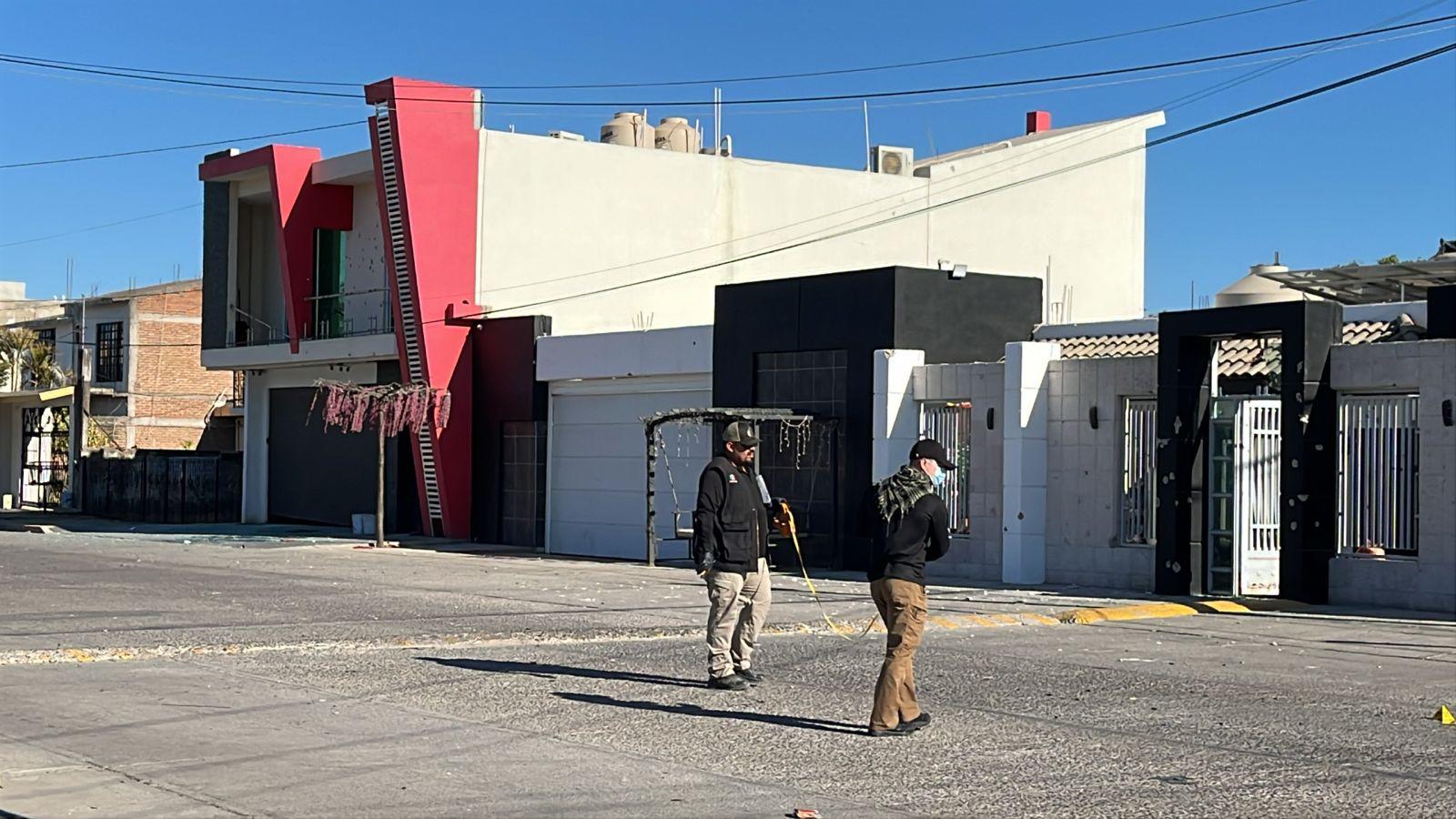 $!Balacera en sector oriente de Culiacán deja al menos cinco viviendas afectadas