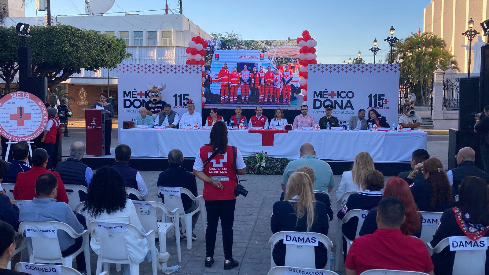 $!Inicia Cruz Roja Mexicana Delegación Mazatlán Colecta Anual recabando $929 mil 500