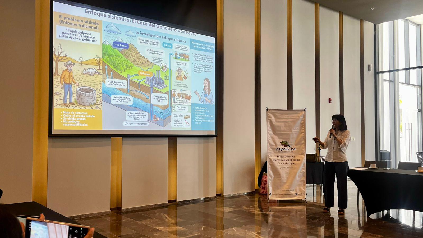 $!Capacita Conselva a periodistas en Mazatlán para abordar crisis hídrica y cambio climático