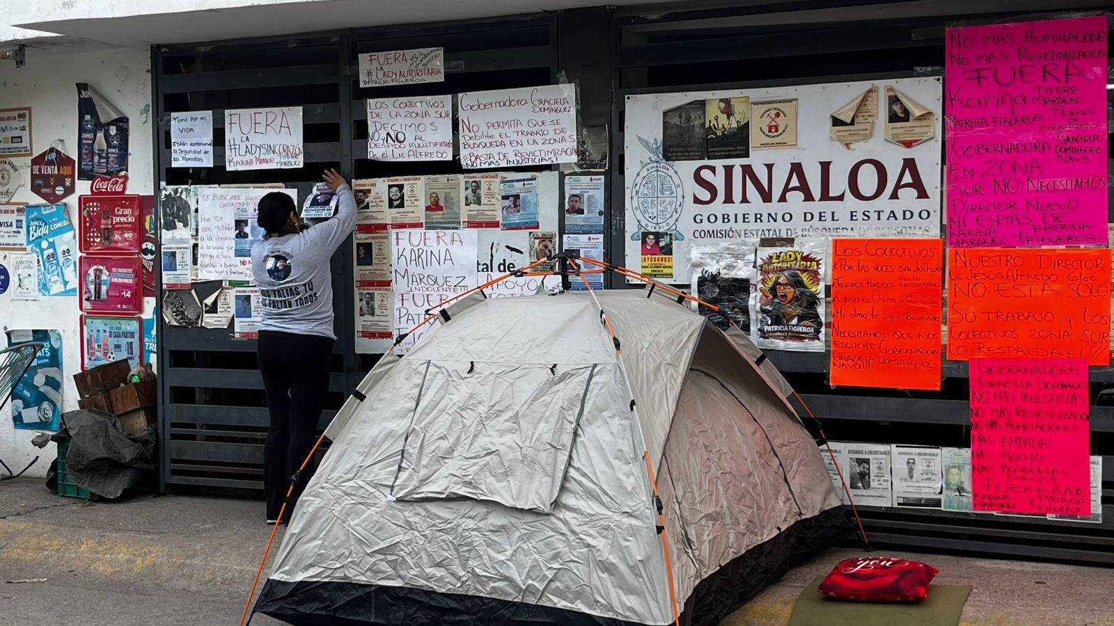 $!Toman integrantes de colectivos Comisión Estatal de Búsqueda en zona sur de Sinaloa