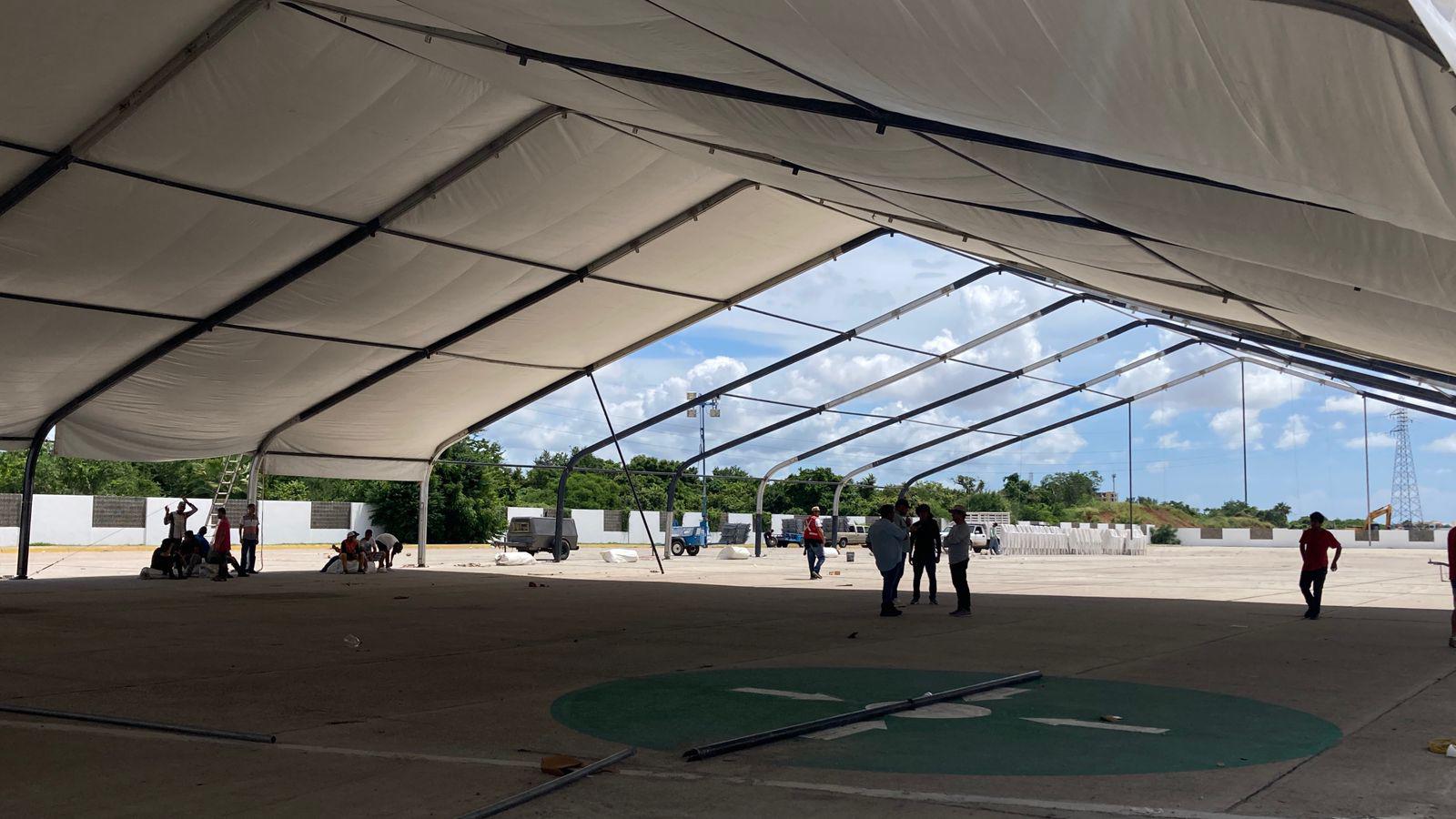 $!Alistan instalaciones para recibir a Claudia Sheinbaum en Mazatlán