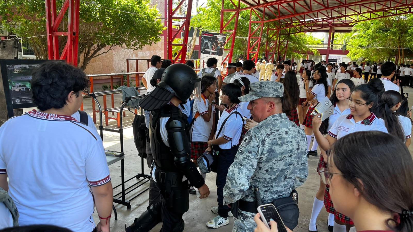 $!Buscan construir la paz desde las aulas del CBTIS 51, en Mazatlán