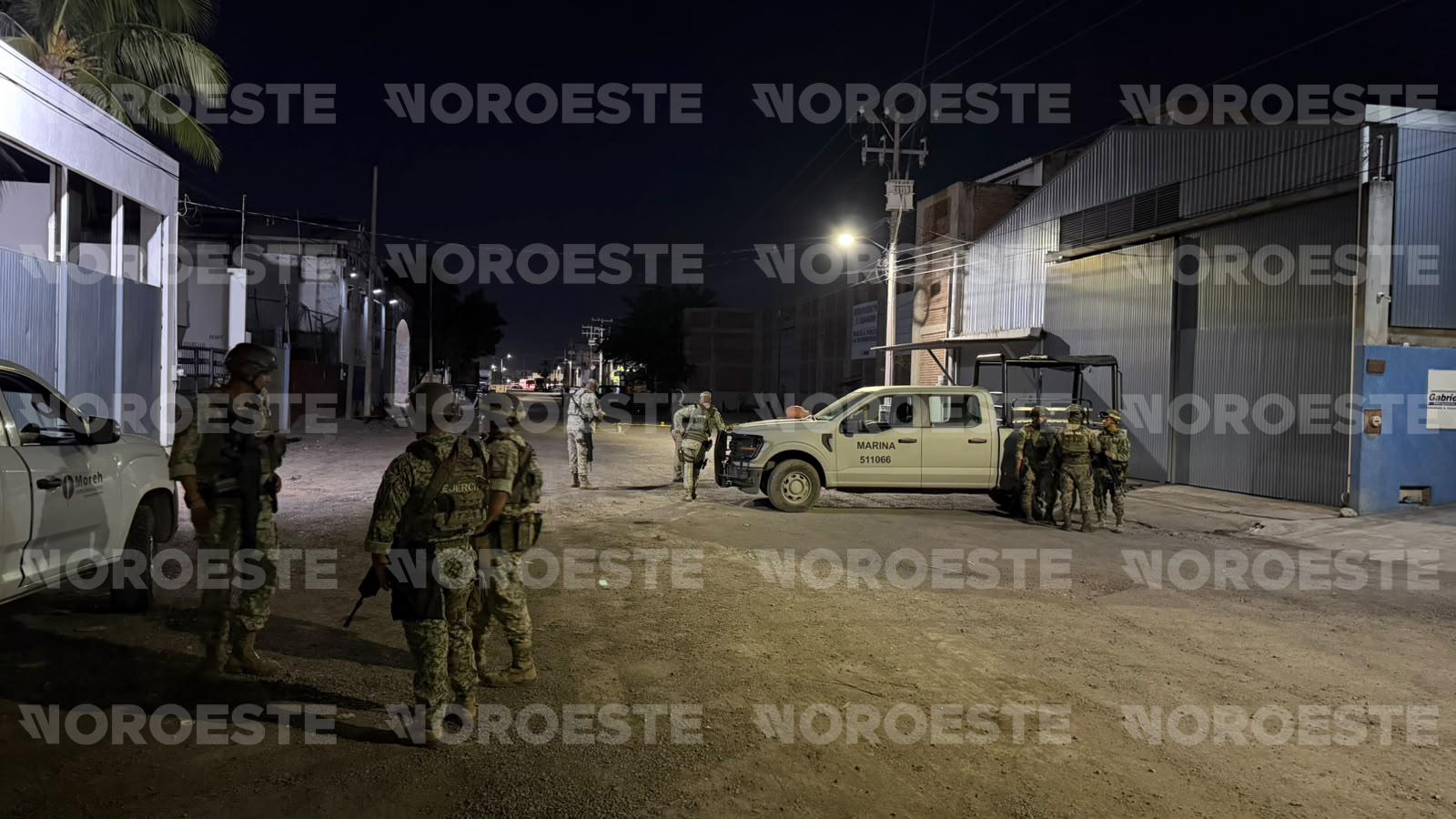 $!Hallan a hombre asesinado a balazos en el Corredor de Abastos de Mazatlán