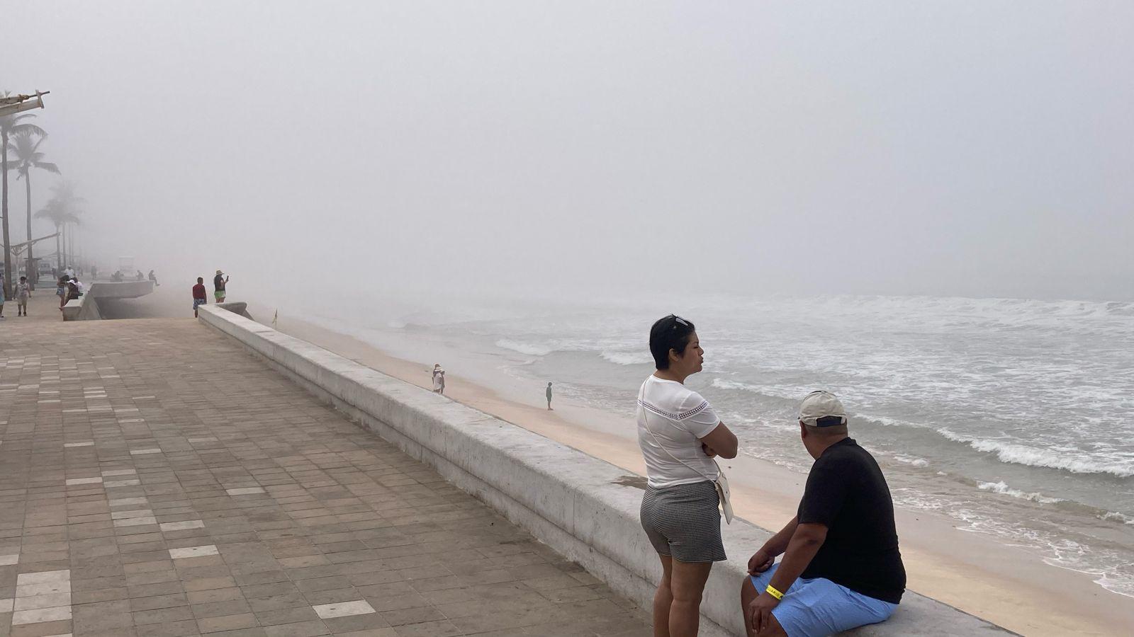 $!Cubre neblina gran parte de Mazatlán este sábado
