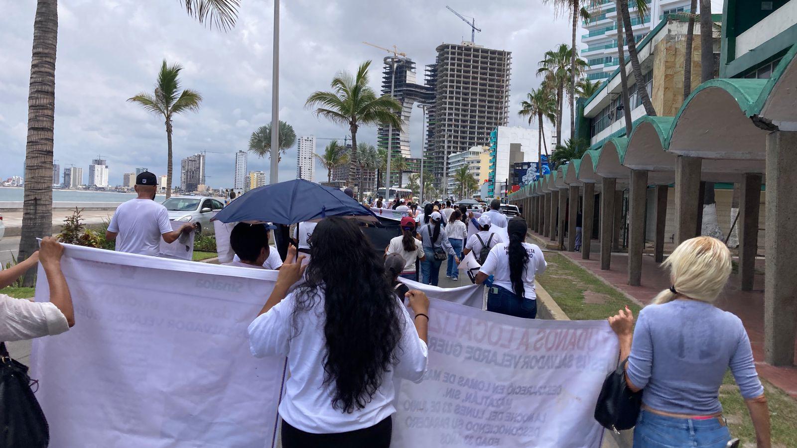 $!Pocas respuestas y nulos avances provocan una nueva protesta de familiares de desaparecidos en Mazatlán