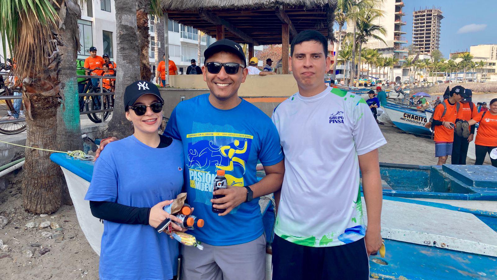 $!Ilse Lizárraga, Valentín Álvarez y Alfonso López.