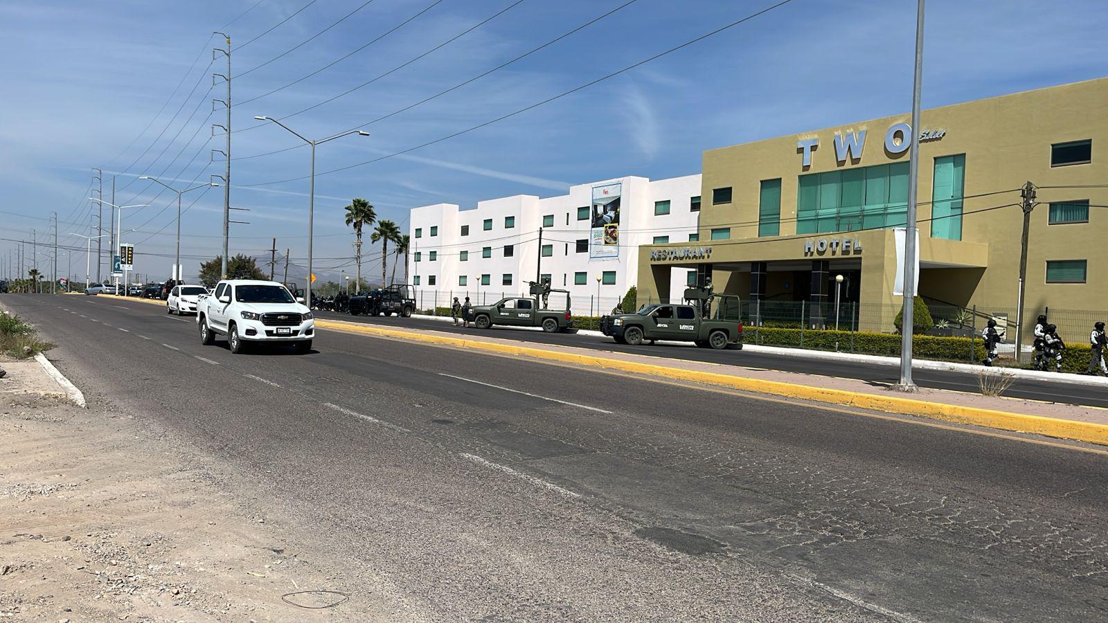 $!Fuerzas federales y estatales despliegan operativo por el sector norte de Culiacán