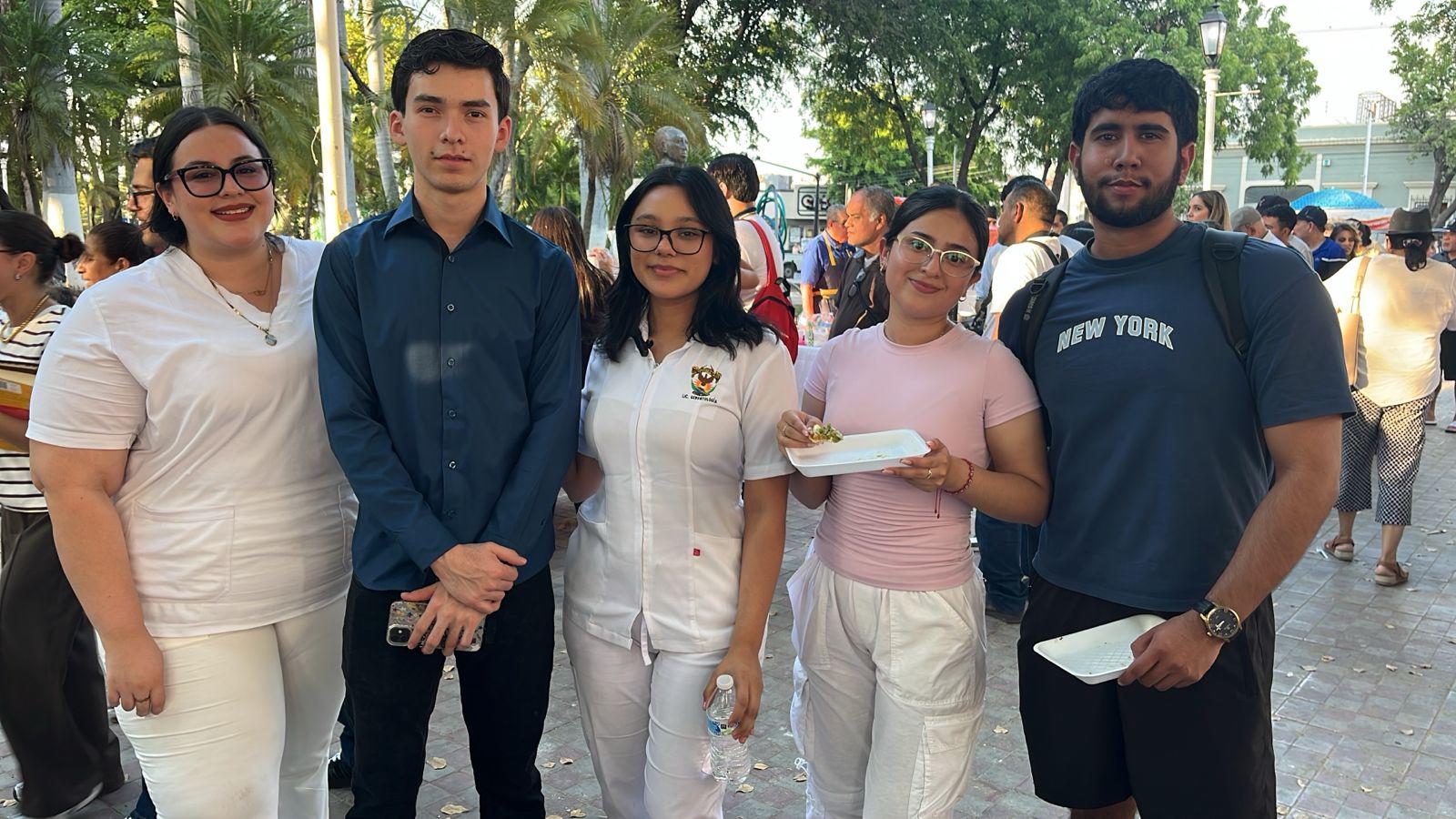 $!Fritzia López, Osvaldo Salas, Yusbeth Barranco, Armando Peralta y Reymur Galindo.