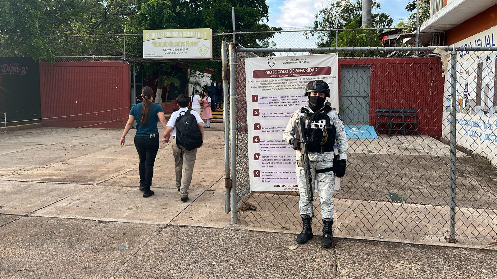 $!Regresan a clases en Culiacán entre temores por la violencia