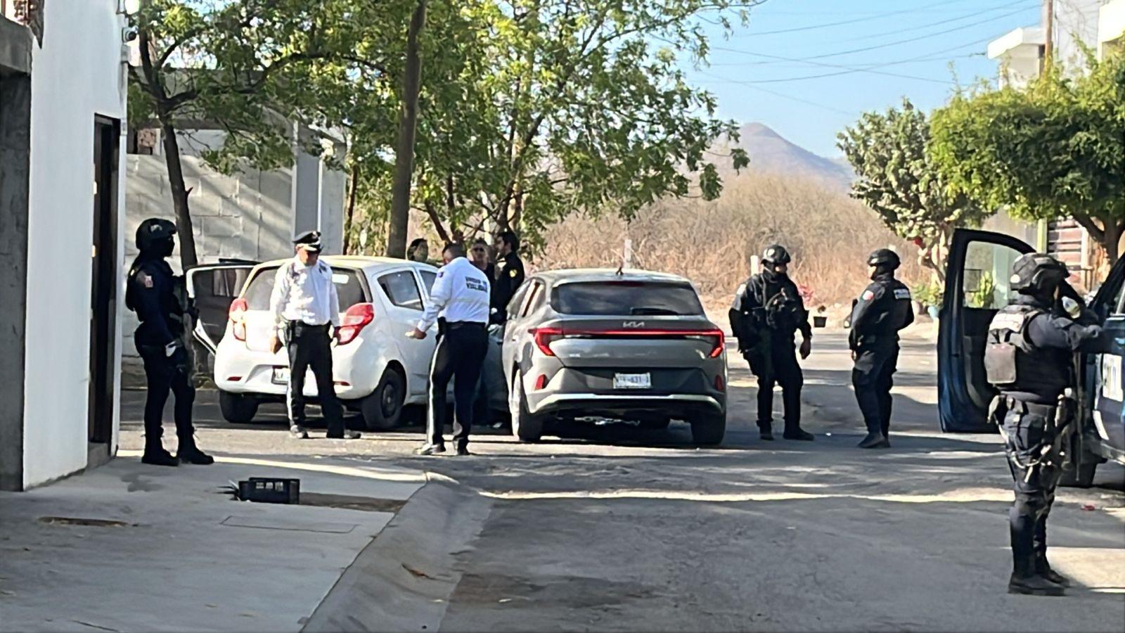 $!Persecución termina en choque en el fraccionamiento San Florencio de Culiacán